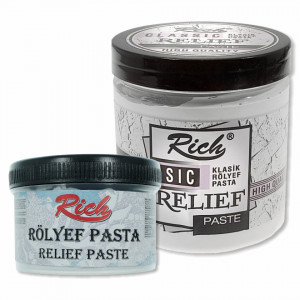 Pasta de relief alba Rich RLP