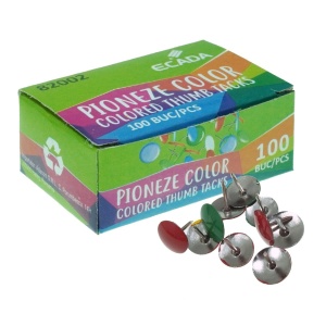 Pioneza multicolor 1,1cm 100/set Ecada 82002