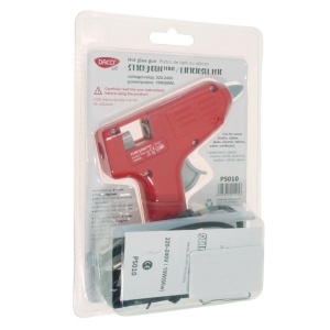 Pistol silicon mic 11x11cm + 2 batoane silicon 0,7x10cm 10W Daco PS010 - Img 3