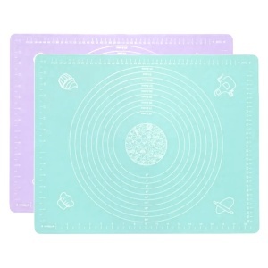 Planseta silicon 40x50cm turcoaz/mov T01001