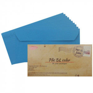 Plic siliconic DL 11x22cm 120g 25/set Daco albastru PC12A