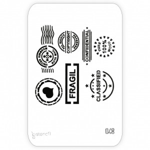 Sablon plastic stampile 20,7x29,7cm 440048