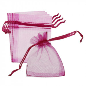 Saculet organza 7x7/9cm 5/set - Img 13