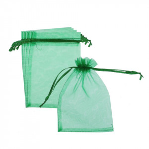 Saculet organza 8,5x9/11,5cm 5/set - Img 13