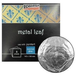 Schlagmetal 14x14cm 5/set Pentart - Img 2