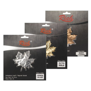 Schlagmetal 16x16cm 25/set Rich 0463*