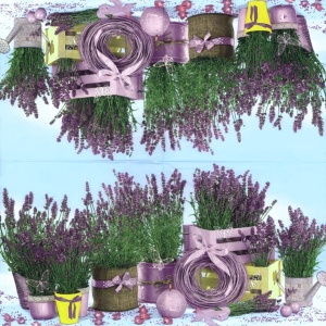 Servetel Buchete lavanda 33x33cm 2/set SLOG-036001 - Img 2