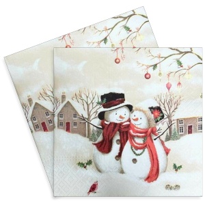 Servetel Oameni de zapada indragostiti 33x33cm 2/set SDL-098500