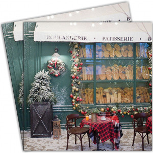 Servetel patiserie si decor Craciun 33x33cm 2/set 33317925
