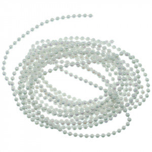 Sir perle alb iridescent 3mm x 3m Meyco 133-34