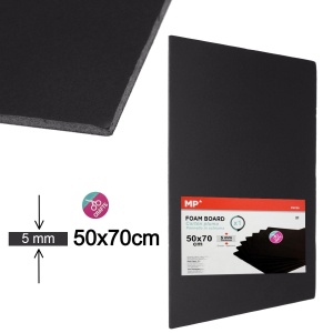 Spuma neagra 50x70cm x 5mm MP PN735