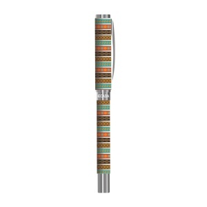 Stilou metalic decorat cu convertor Ecada 93403 - Img 3