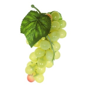 Strugure ciorchine galben oval plastic 16cm
