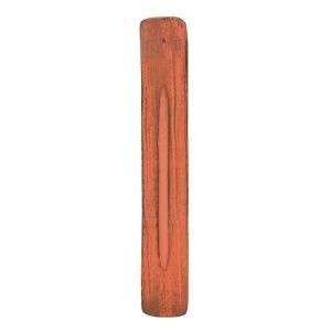Suport lemn betisoare parfumate 3,7x25,5x0,5cm vintage portocaliu
