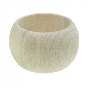 Suport pentru lumanare din lemn rotund 5,8x3,2cm SL1