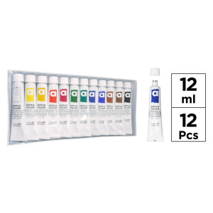 Vopsea acrilica 12 culori x 12ml/set Artix PP173 - Img 2