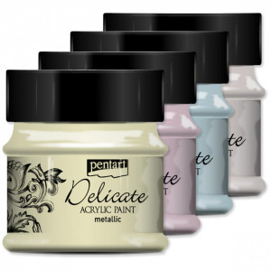Vopsea acrilica Delicat metalizata 50ml Pentart 293**
