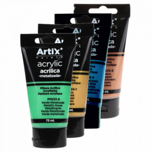 Vopsea acrilica metalizata 75ml Artix PP633