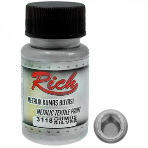 Vopsea textile metalizata 50ml Rich KBM-050 - Img 2