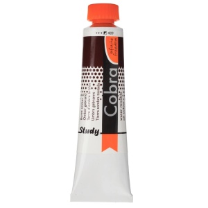 Vopsea ulei solubila in apa 40ml Cobra Study Royal Talens Umbra arsa 409