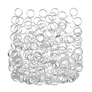 Zala argintie dubla 8mm 28g (200buc)