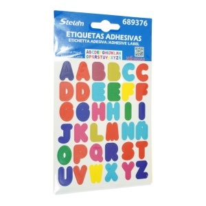 Abtibild litere 6 folii/set 11x13,5cm 689376