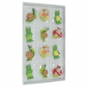 Animale rasina cu adeziv 3,3x2,2x3cm 12/set in cutie DD61449