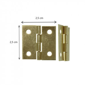 Balama aurie 2,5x2,5cm 5/set X60 - Img 2