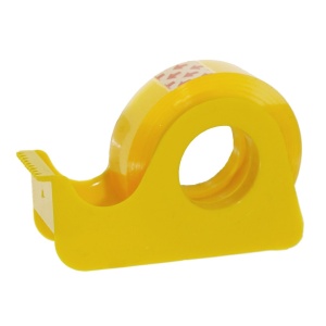 Banda adeziva transparenta cu suport culori diverse 1,2cm x 18m