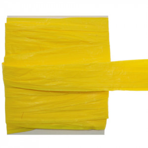Banda plastic galbena 11cm x 2m