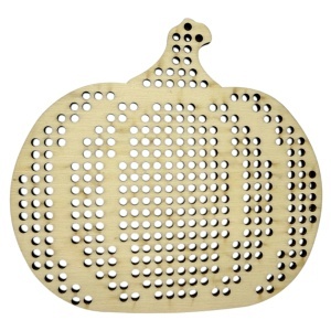 Baza placaj pentru cusut forma dovleac 15x14cm