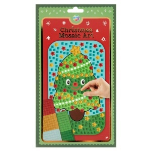 Brad mozaic carton/patratele adezive 14x23,5cm Moxy multicolor 800075