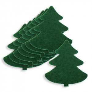 Brad pasla verde 6x5,5cm 8/set