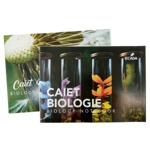 Caiet biologie policromie A4 60g 24 file Ecada 29306