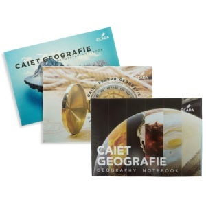 Caiet geografie policromie A4 60g 24 file Ecada 29301