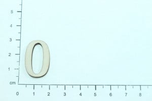 Cifra placaj -0- 2,5cm 5/set - Img 2