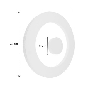 Coronita polistiren dens 32x5cm/22x4cm/14x3x2cm 3/set + disc 8x2cm - Img 2