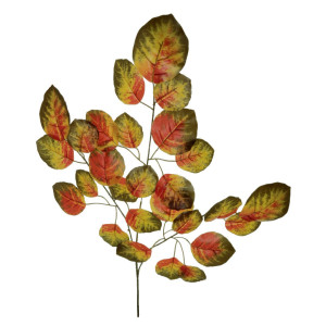 Creanga frunze magnolie ruginie 70cm