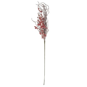 Creanga ninsa cu bobite rosii 70cm