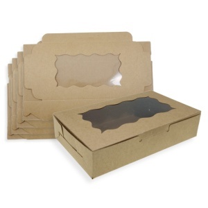 Cutie carton craft cu fereastra acetofan 10,8x18x3,7cm 5/set CUH-RECCORWIN1710kra