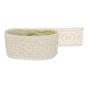 Dantela elastica crem 3,5cm x 3m