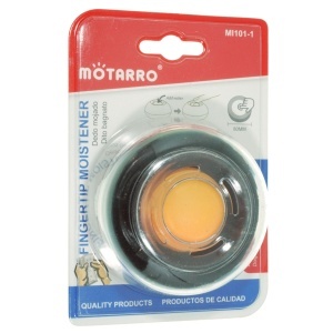 Dispozitiv pentru umezire deget 8cm negru/portocaliu MI101-1