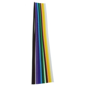 Fasii quilling multicolor 3x250mm 120g/mp 216 buc
