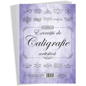 Fise exercitii de caligrafie artistica A4 30 file L28014