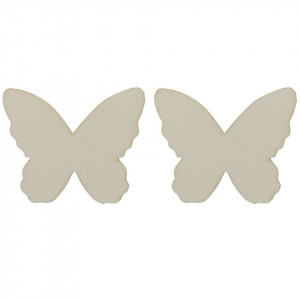 Fluture placaj model-7 5,5x4,5cm 2/set