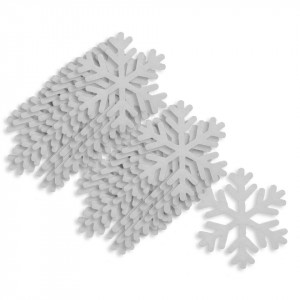 Fulg pasla alb model-1 2x1,5cm 20/set