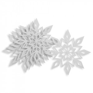 Fulg pasla alb model-3 10x10cm 5/set