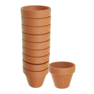 Ghiveci ceramica 5cm 10/set 100105K