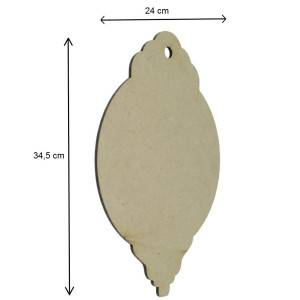 Glob mdf model vintage cu gaura - Img 2