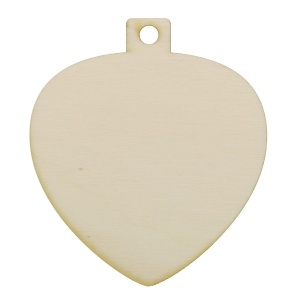 Glob placaj forma inima 8cm